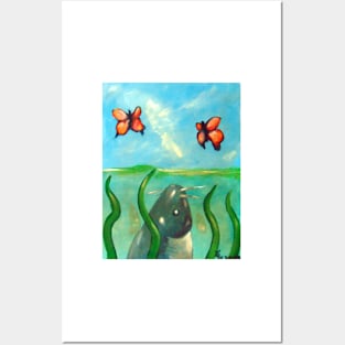 Catfish Butterflies Posters and Art